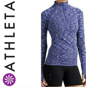 ATHLETA Mendoza 1/2 zip long sleeve pullover